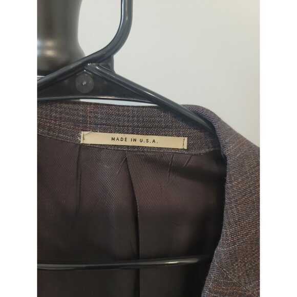 Burberrys Blazer Mens 40 Short Sport Coat  Brown - Picture 6 of 10